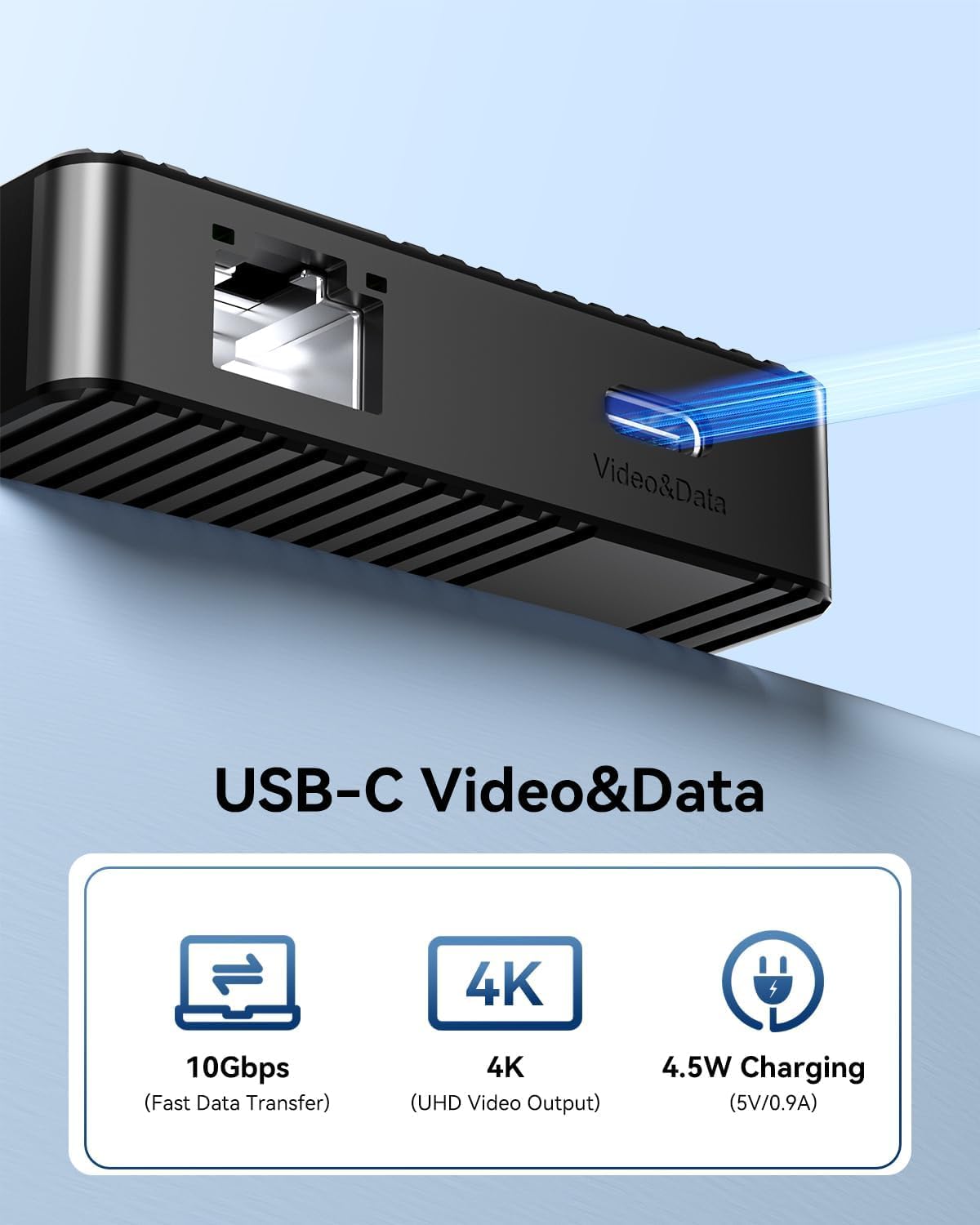 ANYOYO USB C Docking Station, 14 in 1 USB Hub for 3 Monitors, Dual 4K@60Hz HDMI & USB-C Video, 4xUSB-C(10Gbps),3X USB-A, Ethernet, SD/TF& 3.5mm Audio – Multiport Adapter for Lenovo/Dell/HP (Black)