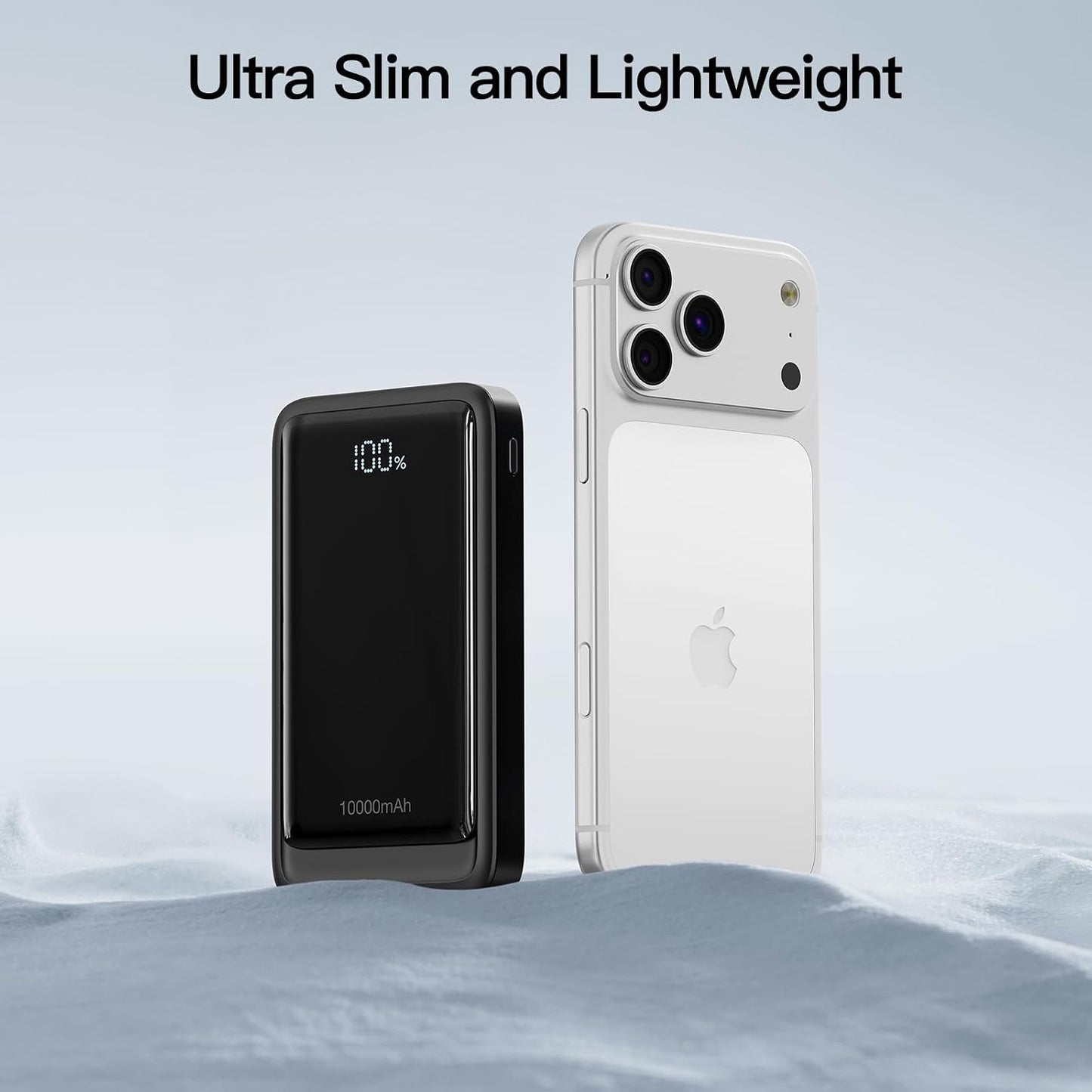 2 Pack 10000mAh Power Bank with 4 Built-in Cables for iPhone Android | 5 Outputs & 2 Inputs Portable Charger Slim Travel Essential Battery Pack, Fits iPhone 17/16/15/14, Galaxy S23/22, Pixel