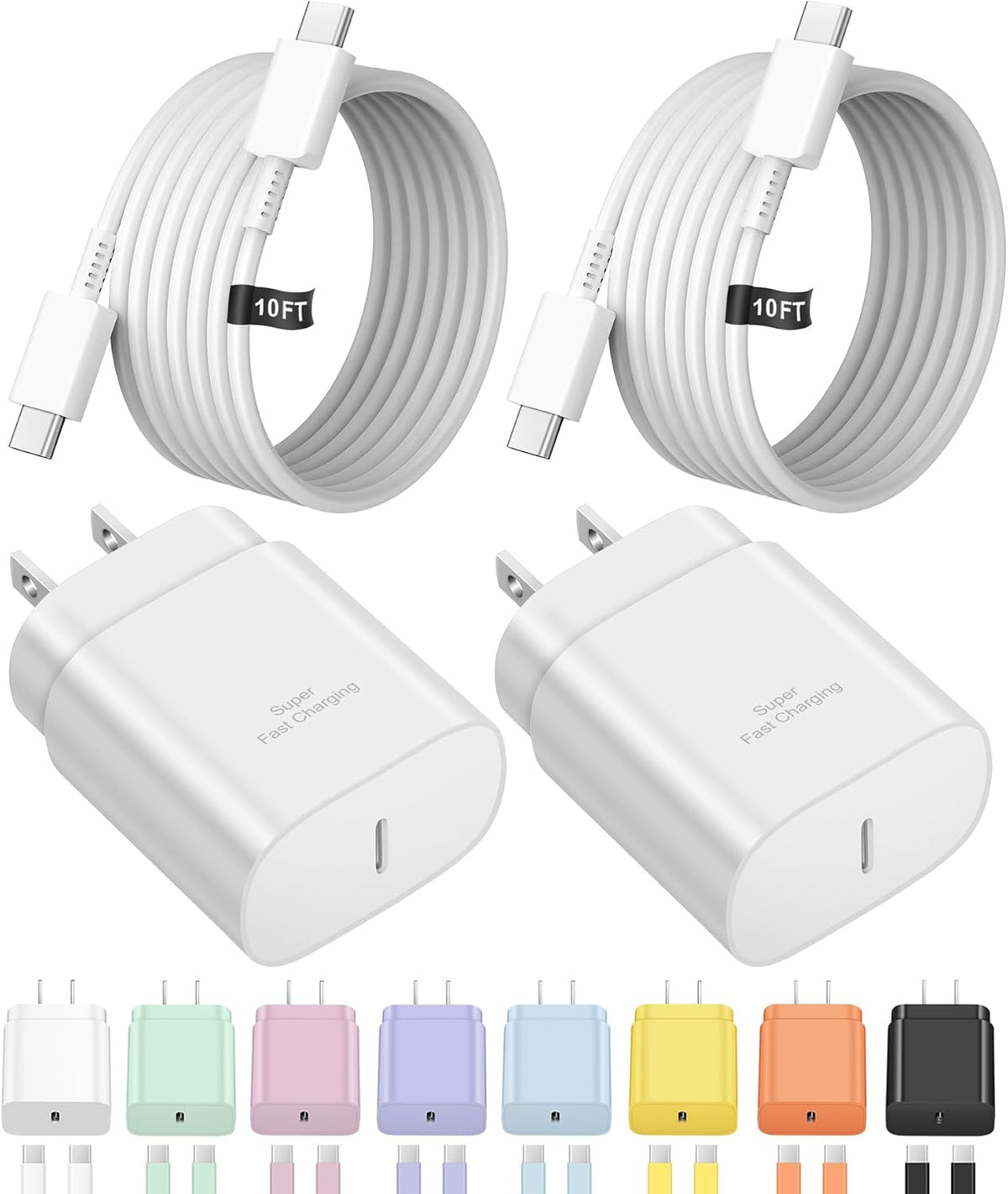 Type C Charger Fast Charging,USB C Charger,25W Samsung Super Fast Charger