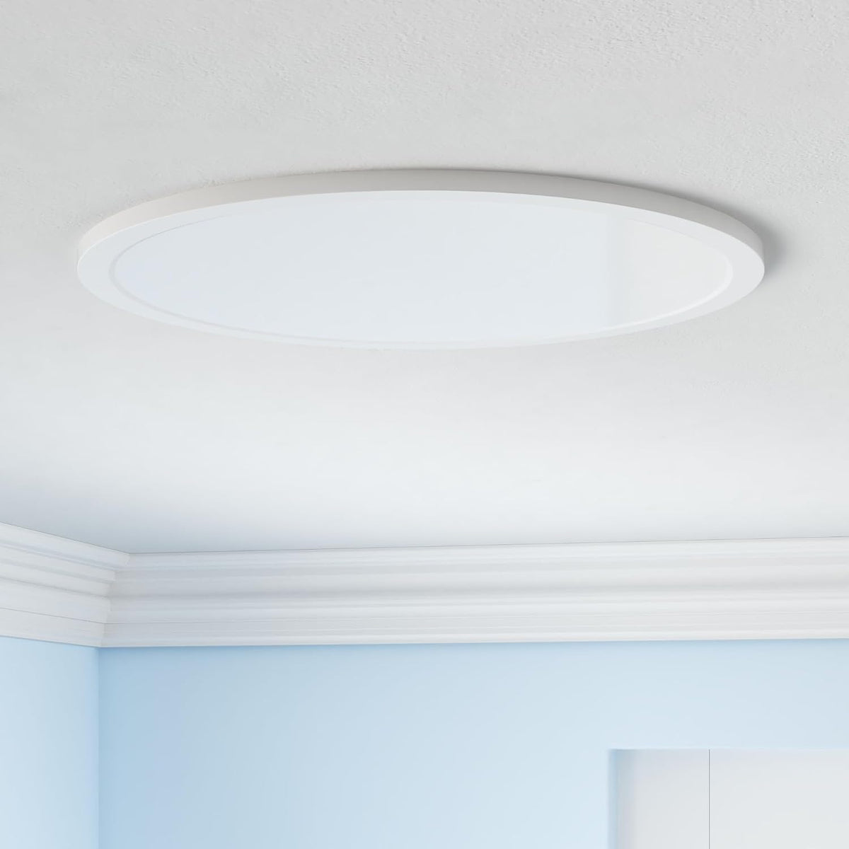 Matane Motion Sensor LED Ceiling Light with Remote, 12 Inch Wired Flush Mount Light 3000K 4000K 5000K, 2400LM Dimmable Motion Sensor Light Indoor for Closet Hallway Laundry Stairs White New Version