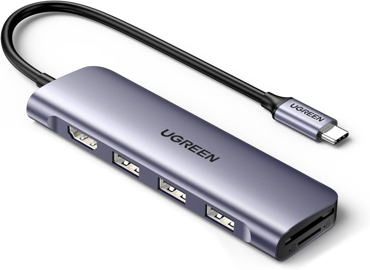 UGREEN Revodok USB C Hub 6 in 1 USB C Dongle 4K HDMI