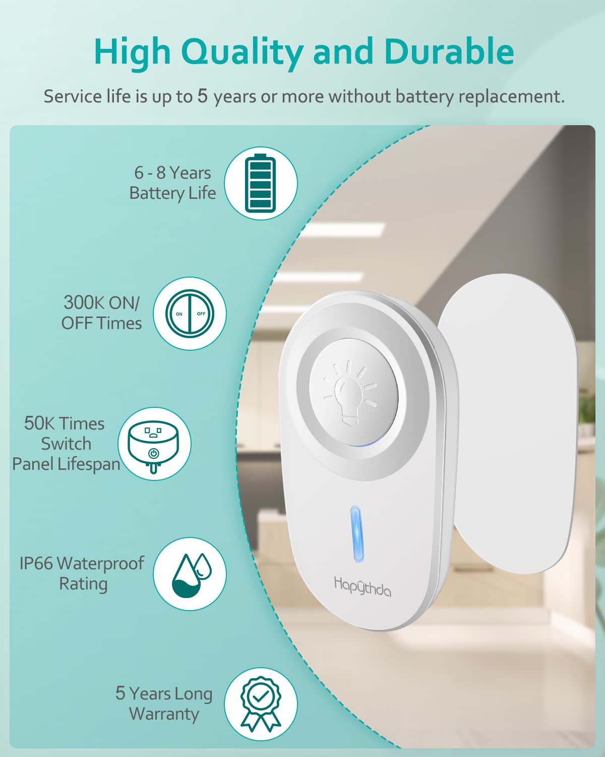 Remote Control Outlet,Remote Light Switch with 15A/1500W and 500 Feet RF Range,No Wiring Needed Smart Plug for Small Electrical Appliance with Anti-Surge 4000V