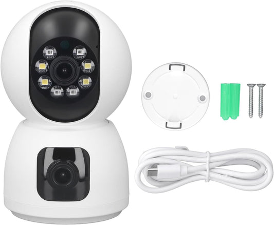 1080P HD Security Camera, Home Security Camera, 2MP Pixels with Two Way Talk and 360 Degree Pan Tilt Angle, Night Indoor Camera for