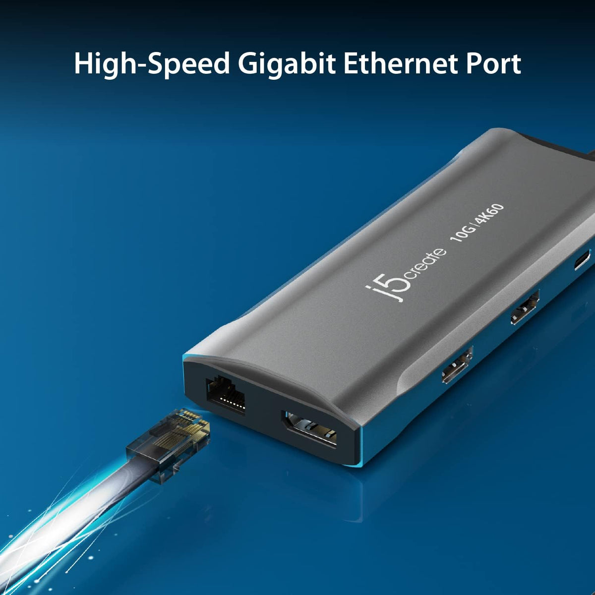 j5create USB C 4K Triple Display Hub - 4K HDMI x2, 4K DP, 2 USB-A and USB-C
