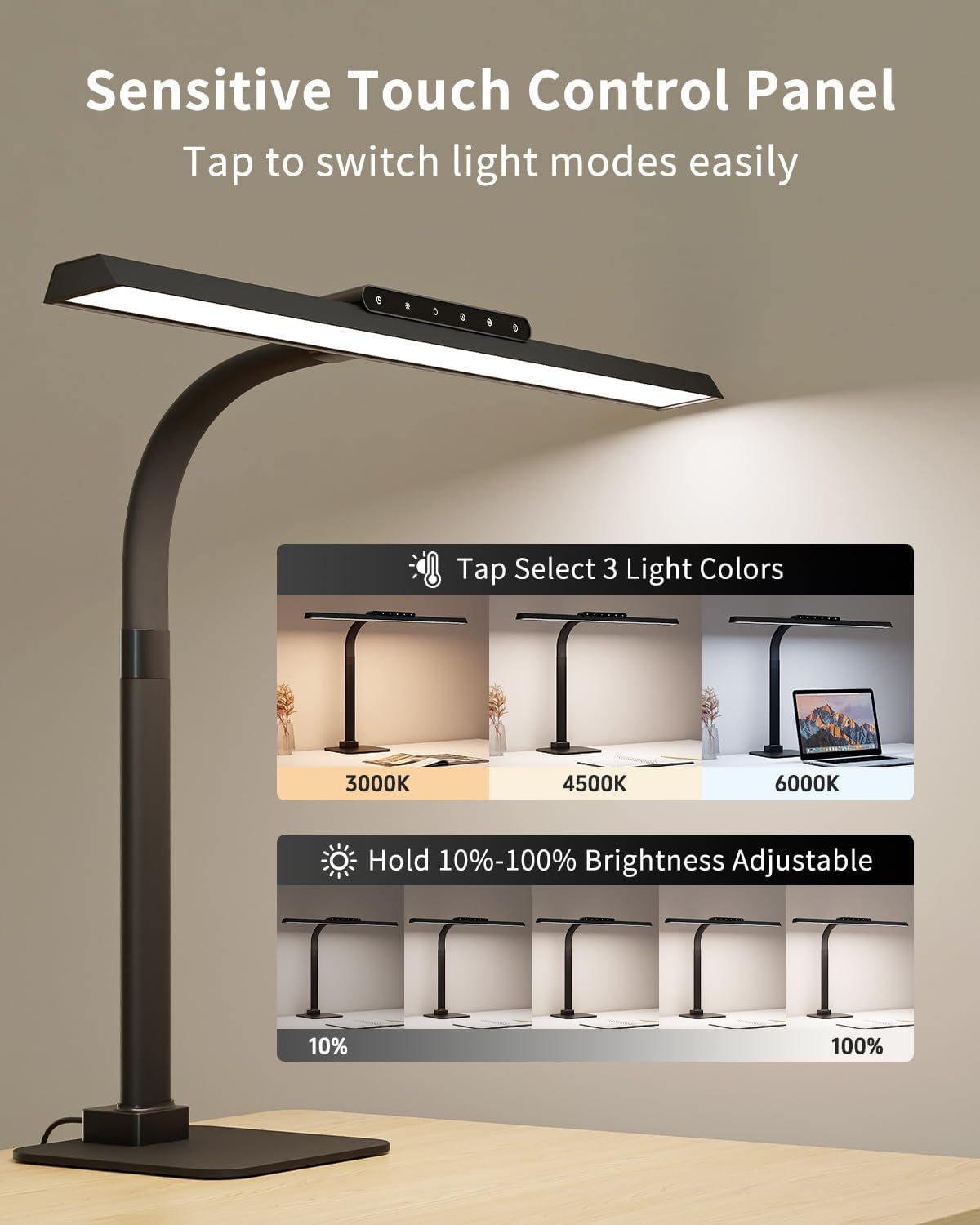 Professional Craft & Artist Lamp, 23.6" Wide LED Workspace Light