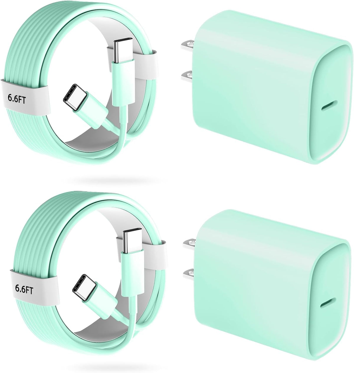 iPhone 18 17 16 Pro Max Charger Fast Charging, 20W iPhone Duo USB C Charger