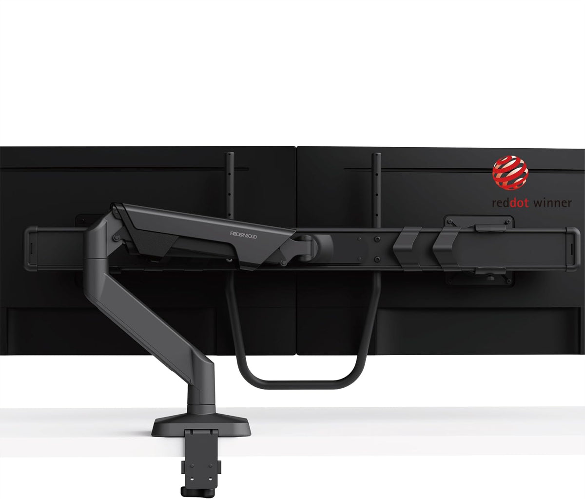 Modernsolid Dual Monitor Arm Desk Mount for Two 17-32 Inch Screens