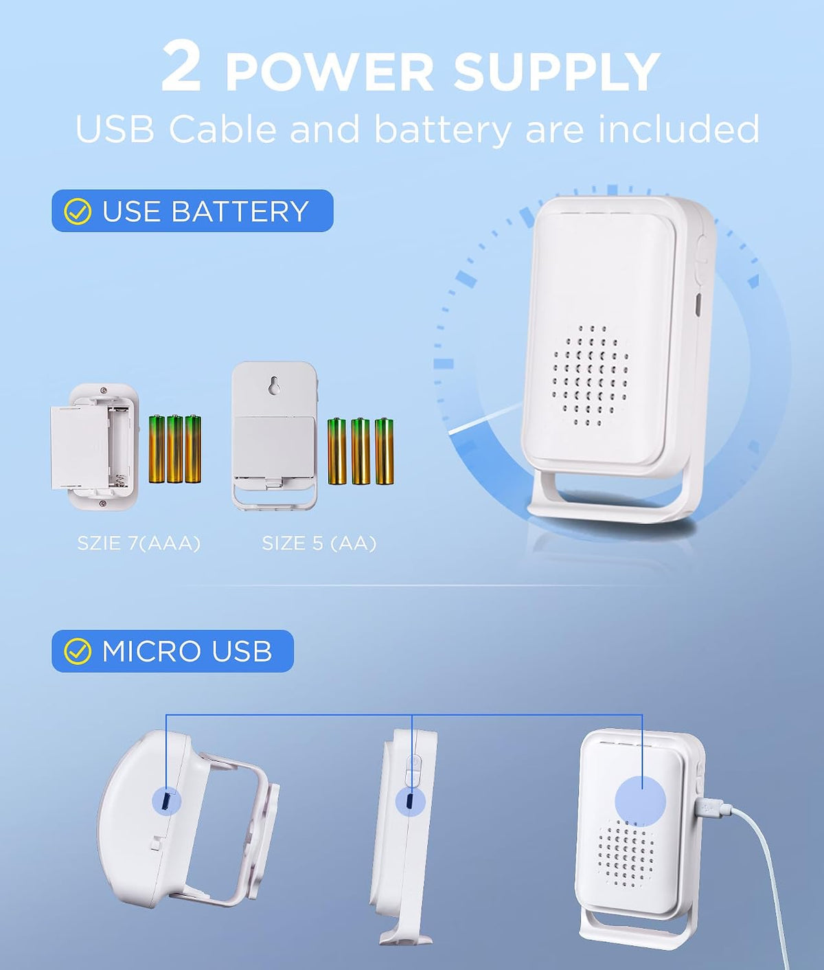 Newly Upgraded 2026 Bed Alarm for Elderly Dementia Patients - Wireless Fall Detection & Motion Sensor Alert System for Seniors, Dementia & Alzheimer Patients (2 Sensor + 1 Receiver)