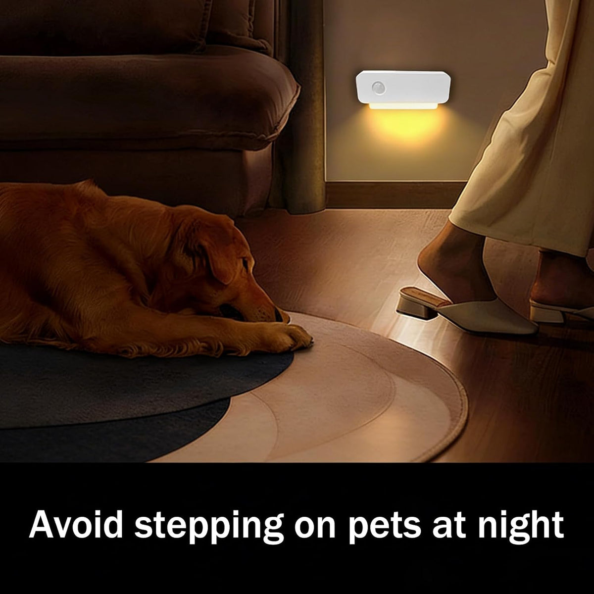 ROOKIELEDS Smart Motion Stair Light, One-On-All-On, Long-Lasting Power
