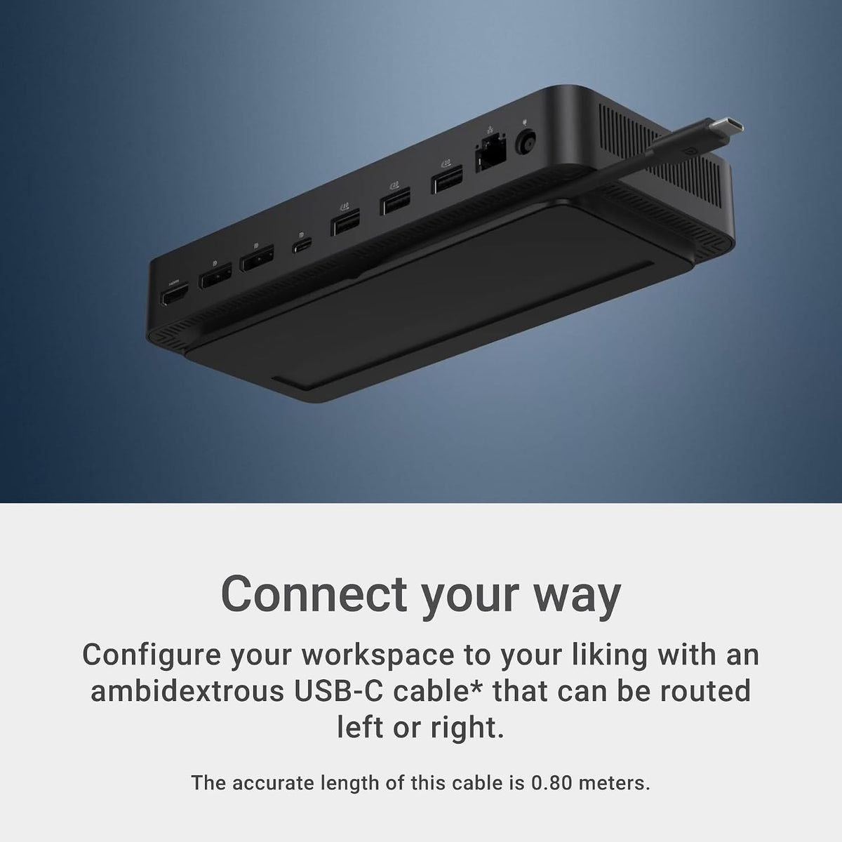 Dell Pro Laptop Docking Station WD25, USB-C, 100W, DisplayPort, HDMI