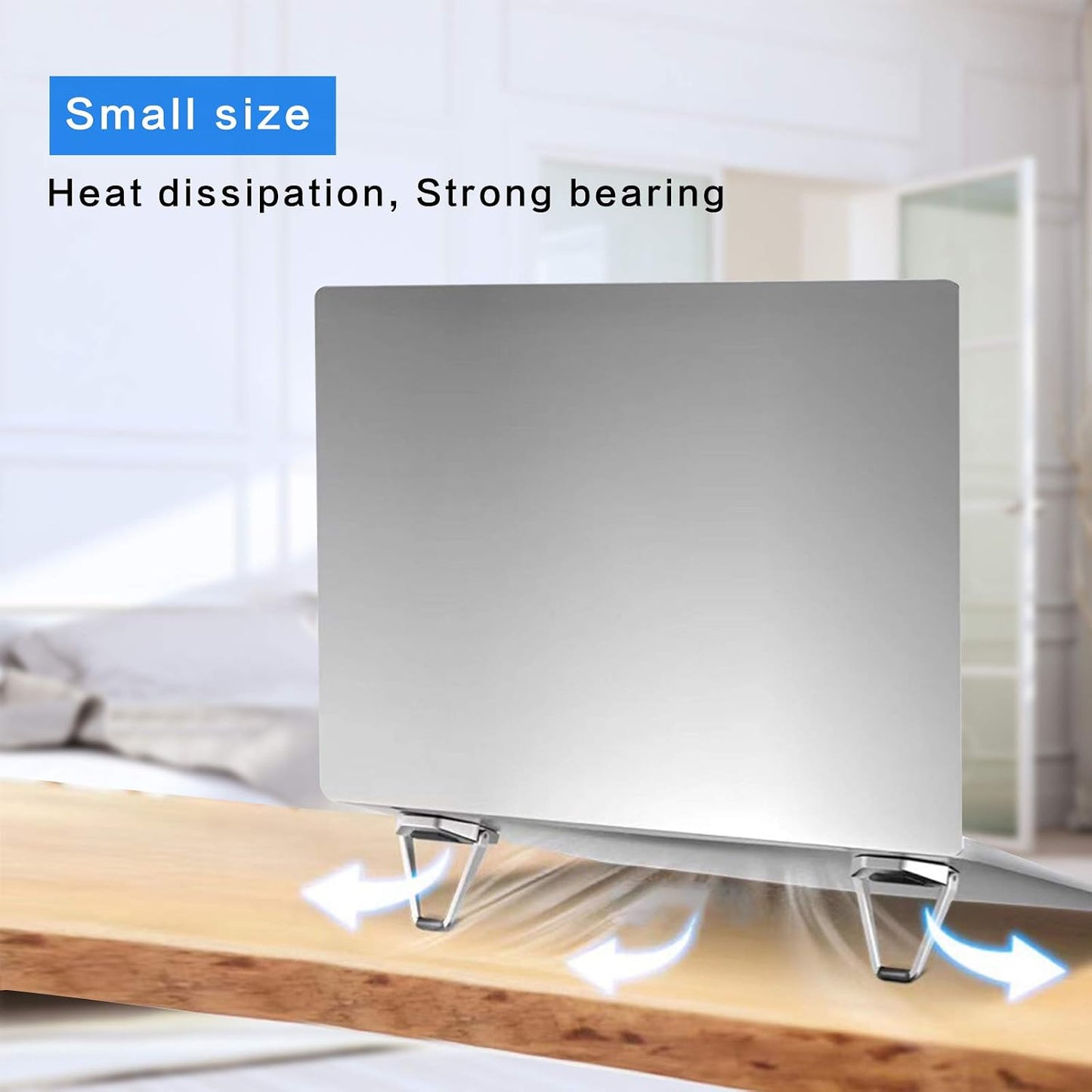 Laptop Stand Portable,Mini Invisible Laptop keyboard Riser for 12-20"Laptop | Portable laptop feet made of zinc alloy, Ergonomic Laptop keyboard Stand Cooling,mini design, stable lifting support,4pcs