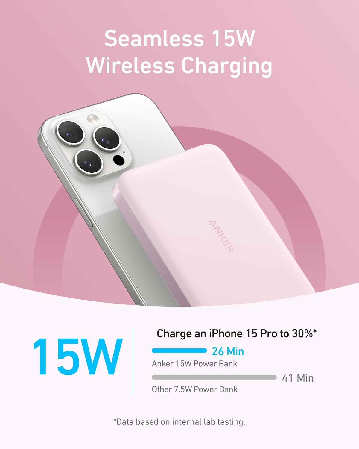 Anker MagGo Power Bank, 10,000mAh Qi2-Certified 15W Portable Charger | Portable, MagSafe compatible, ergonomic design, for iPhone 15/16/17 series, AirPods and more