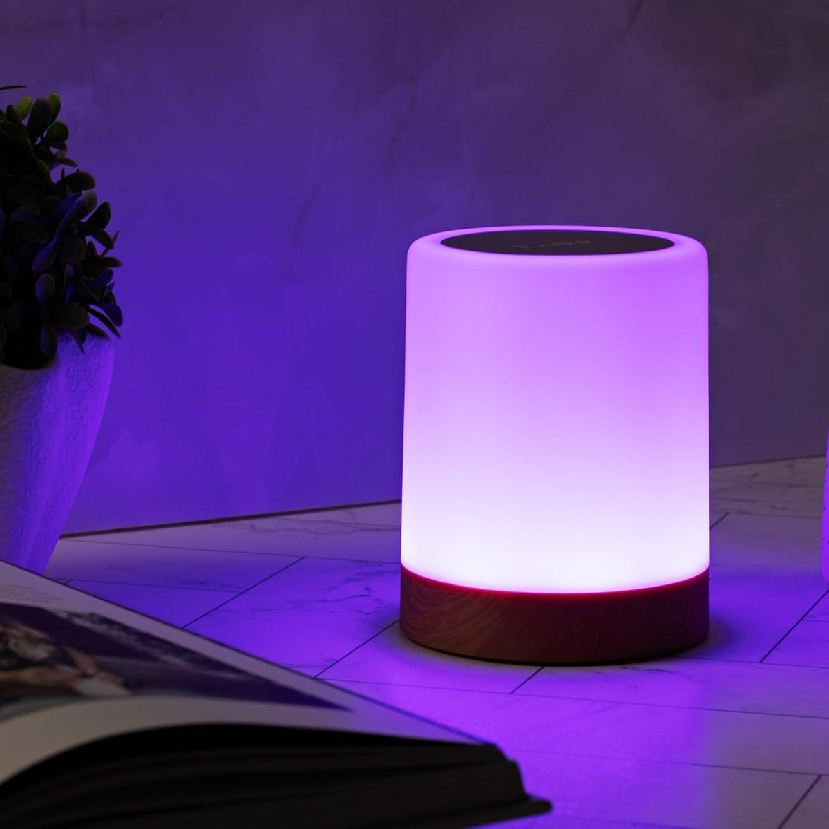 LuvLink Friendship Lamp v2.0 - Long Distance WiFi Touch Lamps for Couples, Friends & Family | Stay Connected from Anywhere – Easy App Setup – No Subscription (Set of Six)