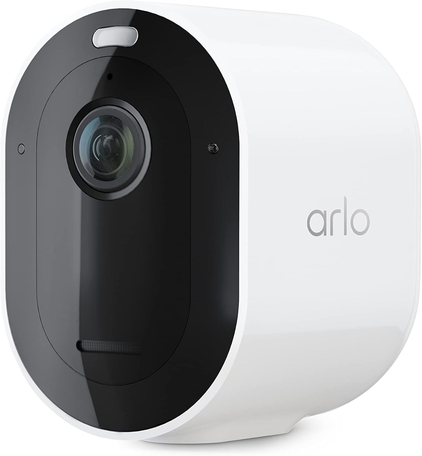 Arlo Pro 5S Spotlight Security Cam 2K HDR - Outdoor, Wireless, Dual-Band Wi-Fi - 12X Zoom, 2-Way Audio, Siren, Color Night Vision, Live Stream White (Renewed) (Renewed)