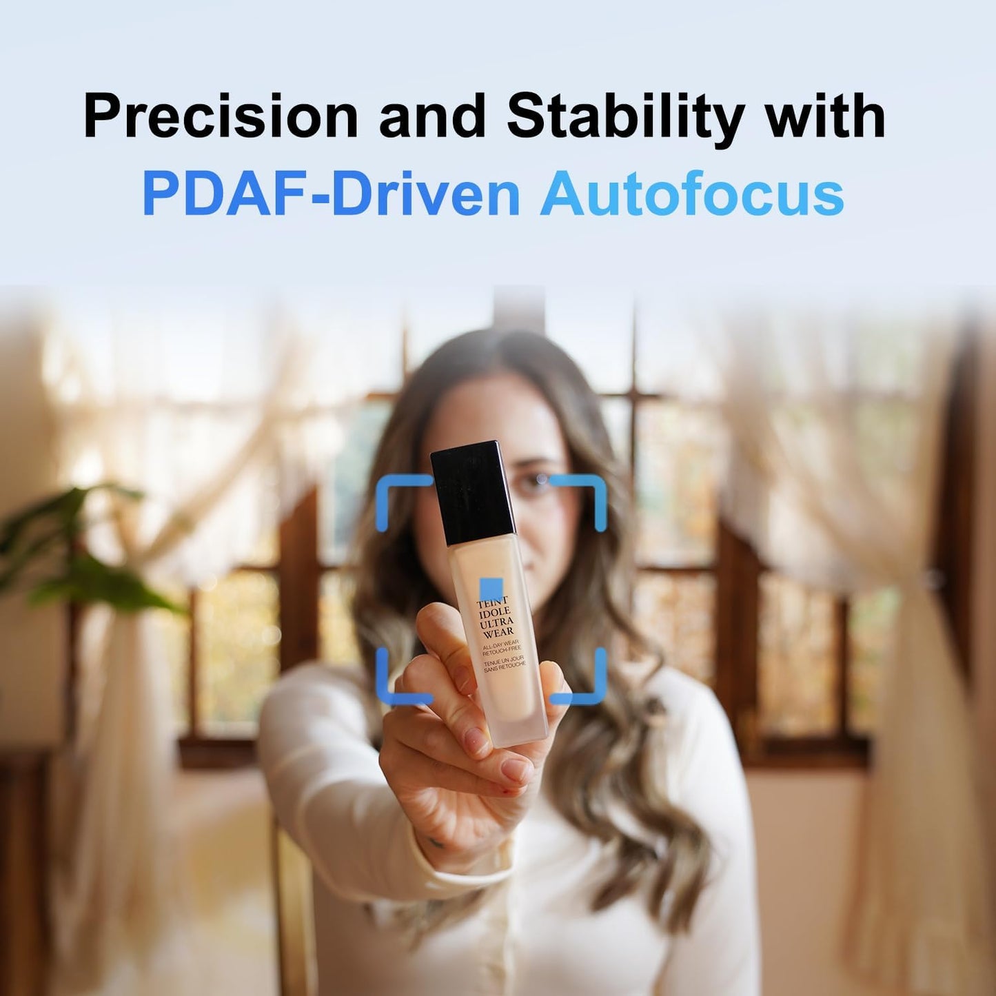 JOYUSING FlexCam10 4K Eye Contact Webcam for PC, 4 Modes in 1 Webcam with Microphone, PDAF Autofocus, 2 Noise-Cancelling Mics, 79° FOV, for Conference, Streaming, Facetime Zoom/Teams/Google Meet