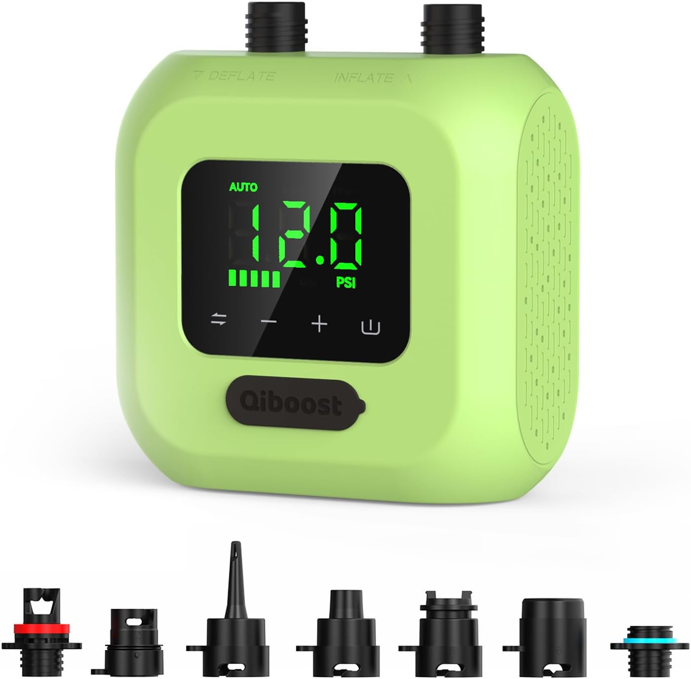 Electric SUP Pump, 20PSI Rechargeable Paddle Board Pump | Cordless, High Pressure, Dual Stage Inflation, Auto Shut-off, for Paddle Boards, Kayaks, Kite Wings, Tents and Air Mattresses