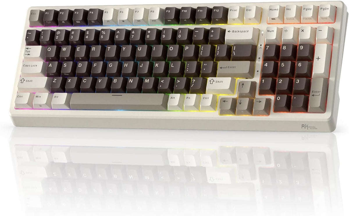 RK ROYAL KLUDGE F99 Wireless Mechanical Keyboard, Gasket Structure