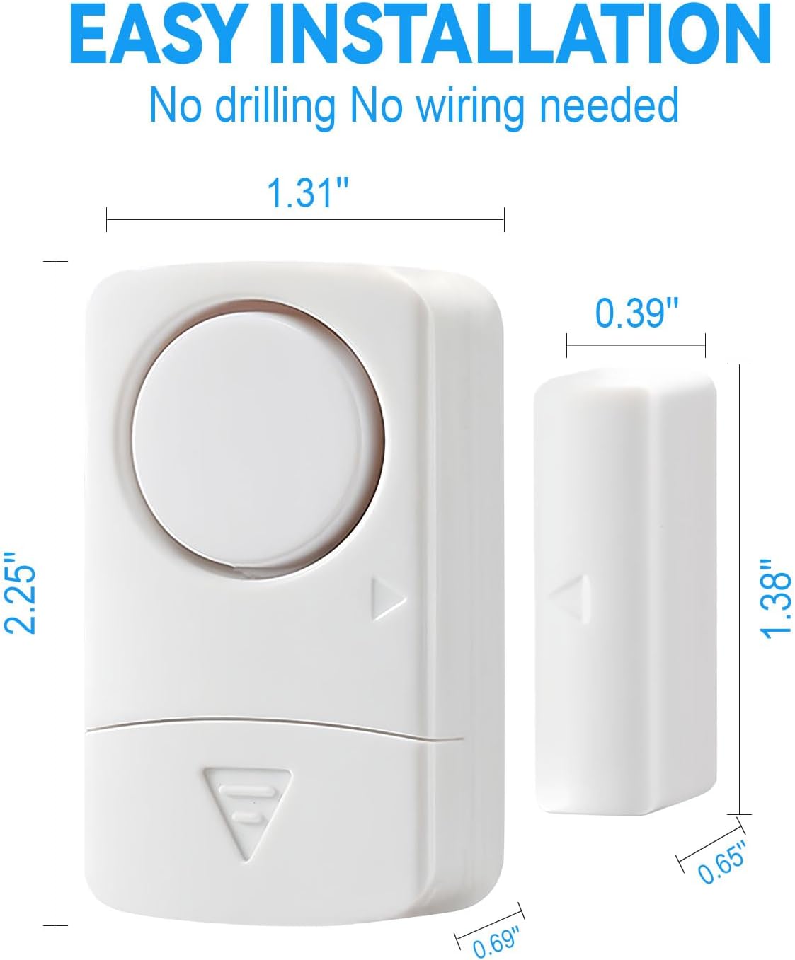 Window Door Alarm, 120db Door Alarm for Kids Safety, Door Window Sensor for Home Security