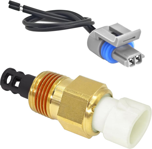 Air Temperature Sensor 25036751 with Connector Pigtail Harness - Air Temperature Sensor IAT/MAT/ACT Kit for GM 25036751 25037225 25037334