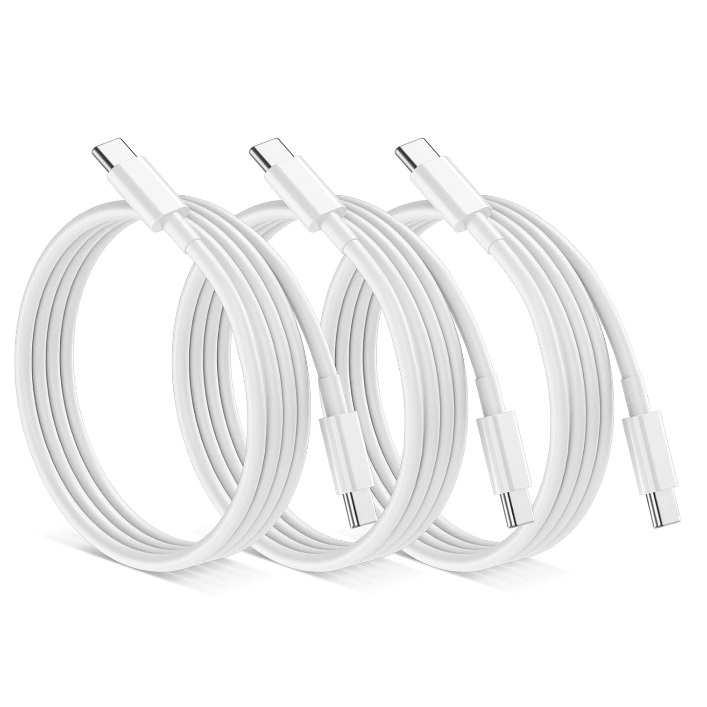QZIIW USB C to USB C Cable, 3 Pack Type C 240W Fast Charging Cable 3/6/10FT | Type C Android Phone Charger Fast Cable for iPhone 17 16 15 Pro Max Samsung S26 S25 S24 Laptops MacBook iPad Pro/Air etc.