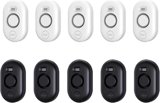10 Pack WD60 Water Leak Detectors for Home, 100dB Water Sensor Alarm for Basement, Flood Leakage Detection Devices for Pipe/Drain/Sink/Faucet Drip,Floor Flood in Bathroom/Kitchen/Toilet/Laundry Room