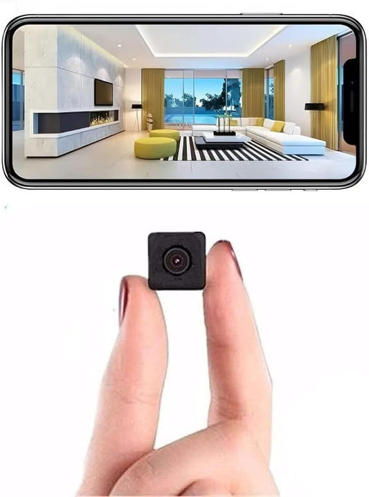 Mini Wireless Security Camera, 4K HD Small Magnetic Home WiFi Camera Nanny Cam with Motion Detection, Cloud & SD Storage, Night Vision, Tiny Cameras for Home Pet Baby Office Indoor Outdoor