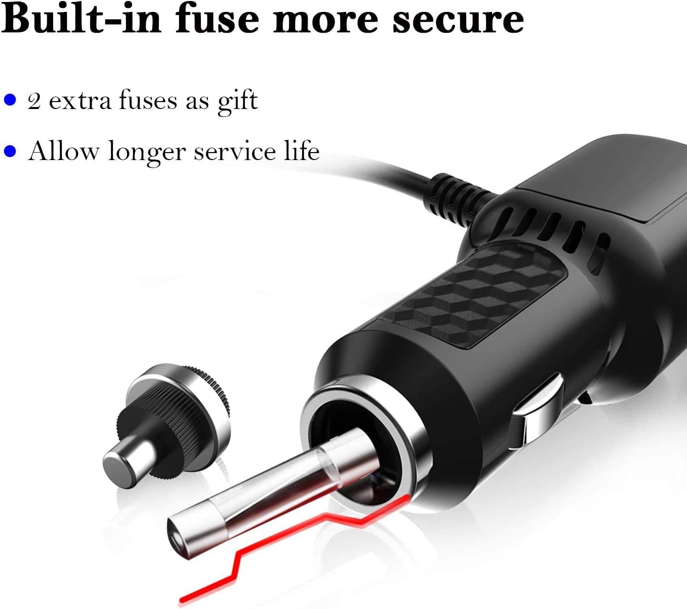 Car Charger for Garmin Nuvi,Garmin GPS Charger Cable,Mini USB Power Cord | Dual Port USB Vehicle Power Charging Cable Cord for Garmi Nuvi C255 52lm Drive 50lm Nuvi 1200 Nulink 1695 DriveLuxe Dashcam