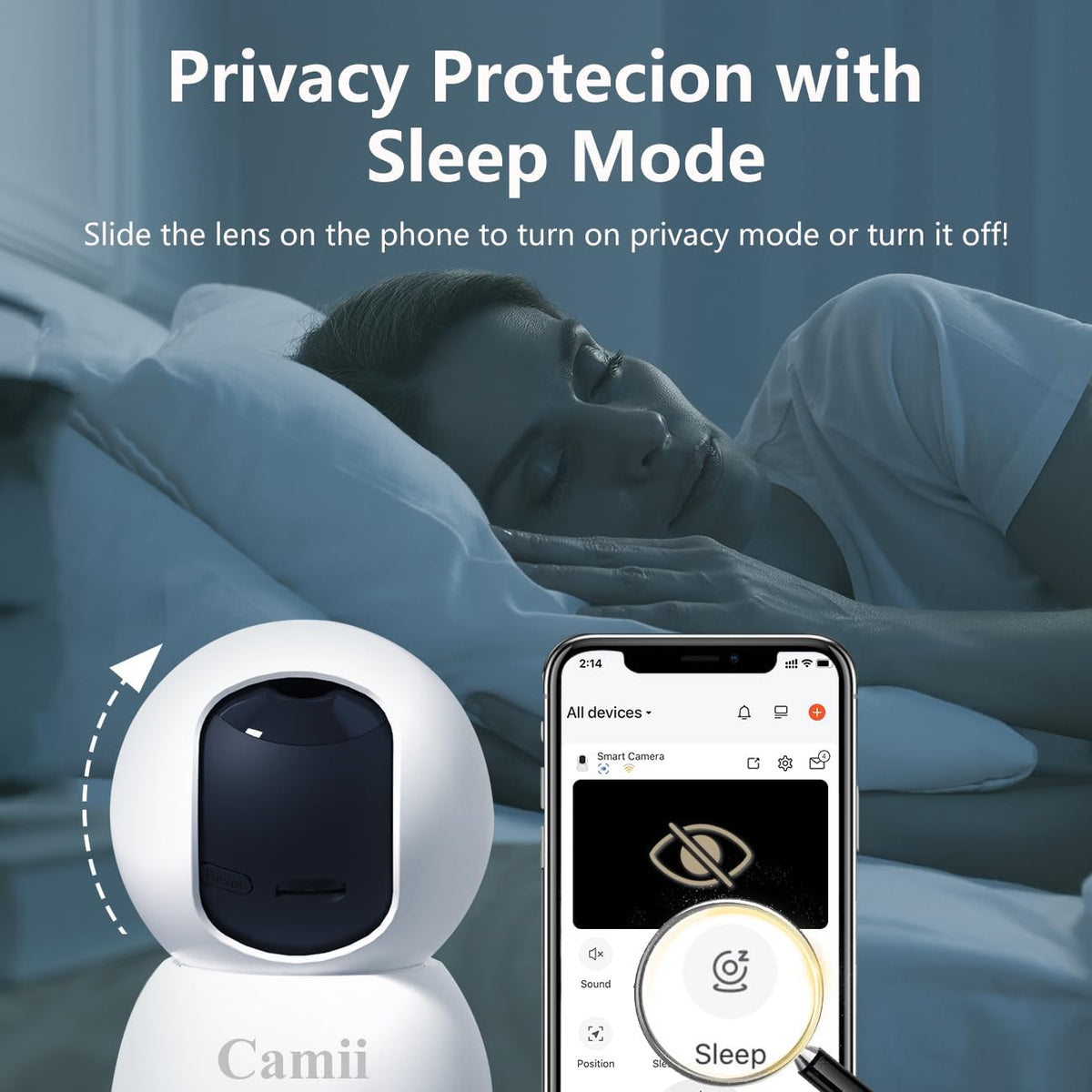 2K Pet Cameras, Dual-Band WiFi Indoor Camera with Night Vision