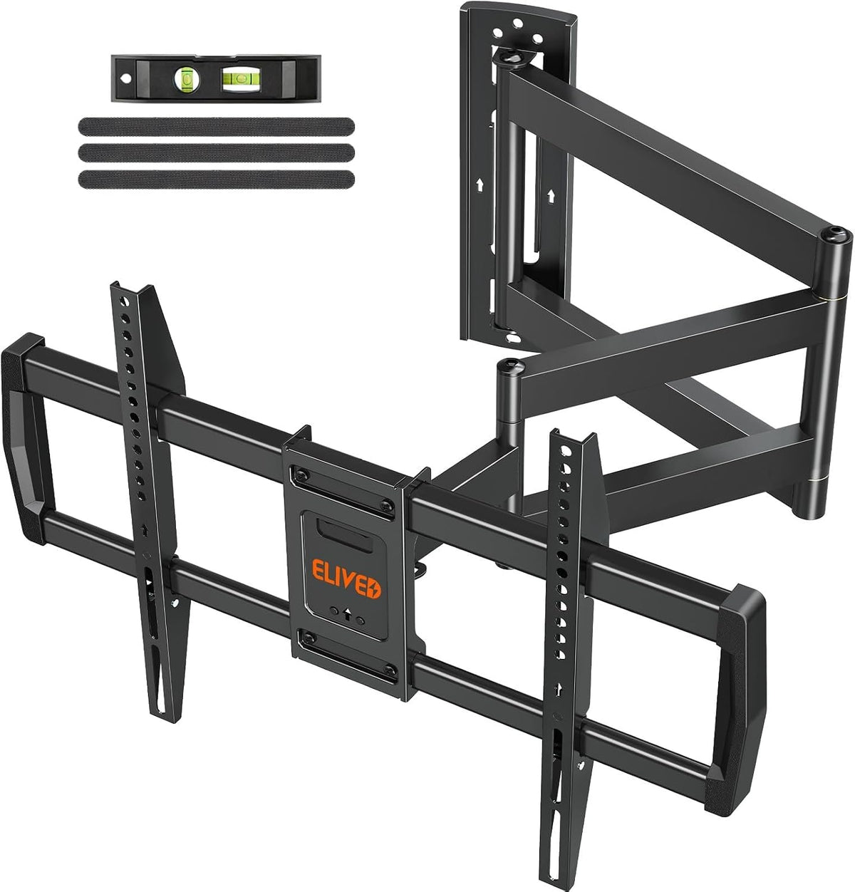 30" Long Arm TV Wall Mount for 42-75 Inch TVs, Full Motion Swivel and Tilt