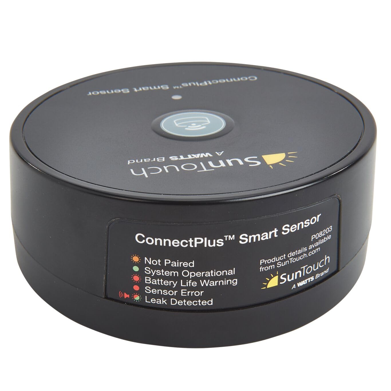 SunTouch ConnectPlus Wi-Fi Voice-Activated Smart Sensor for Floor Surface Temperature and Water Leak Detection, Built-In 915MHz Technology for Wireless Connection to SunStat ConnectPlus Thermostats