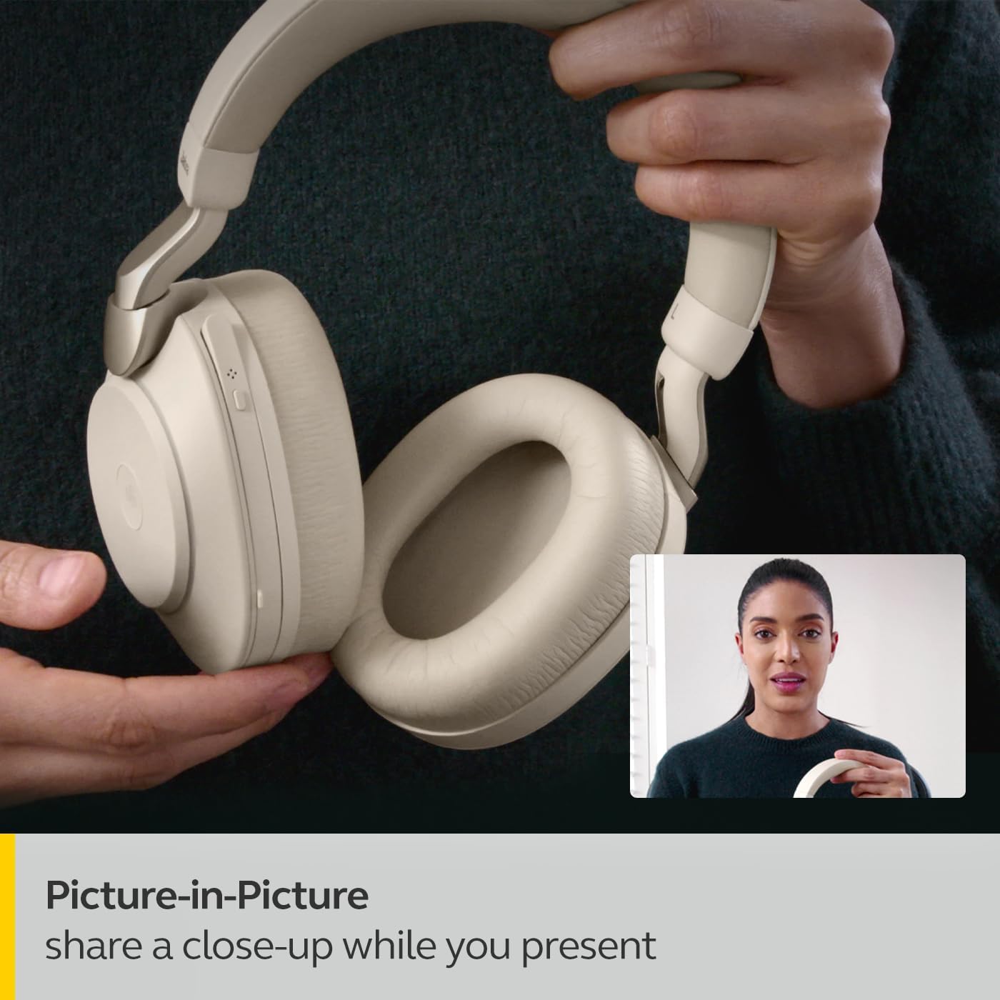 Jabra PanaCast 20 Conferencing Camera - Flexible Plug & Play Personal Video Solution Computer Webcam with AI-Powered 4K Ultra-HD, Intelligent Zoom, and Lighting Optimization - Black