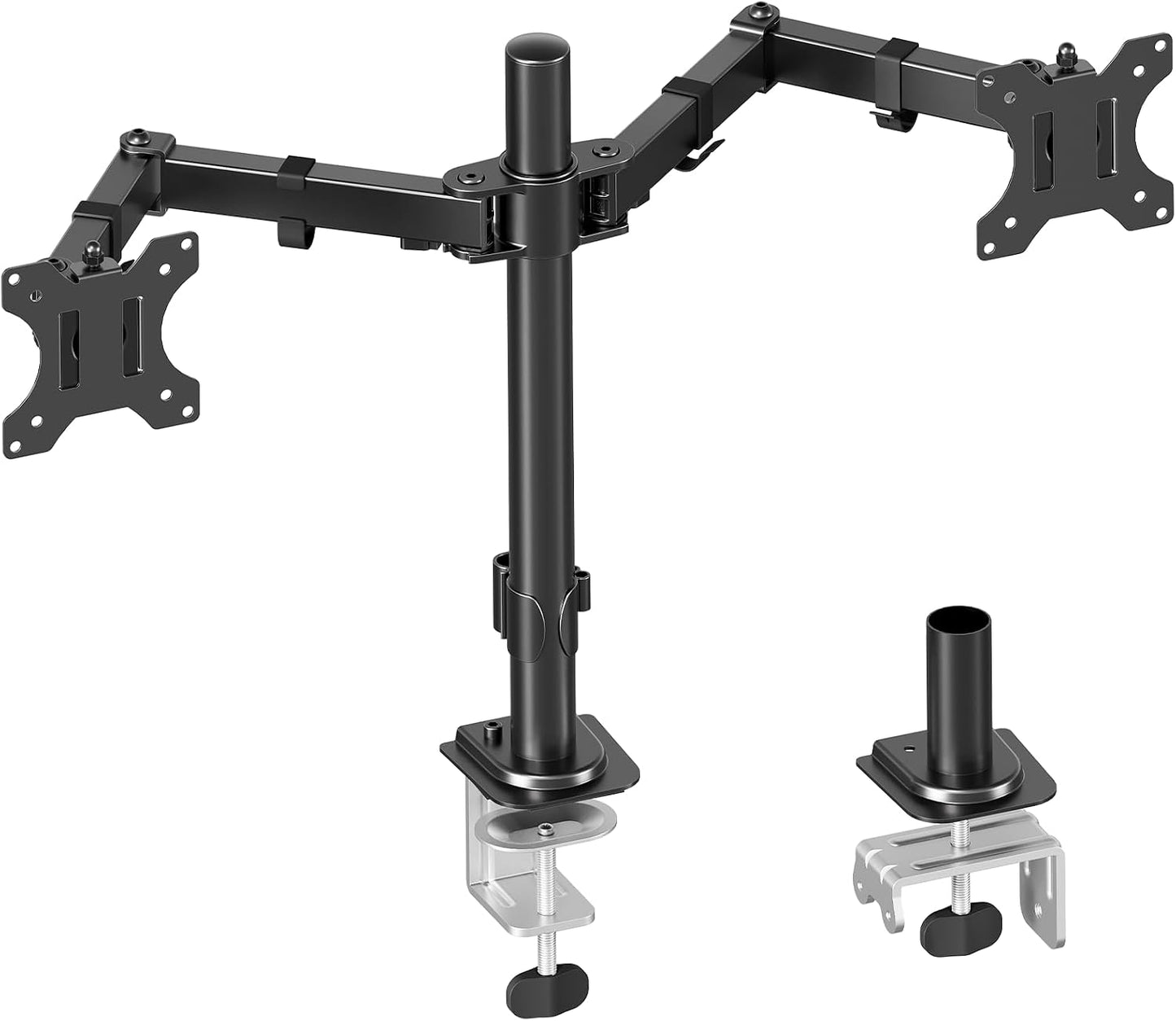 MOUNT PRO Dual Monitor Mount Fits 13-32 Inch/17.6lbs LCD Screen, Computer Monitor Desk Mount, Articulating Monitor Arm, Height Adjustable Display Stand for 2 Monitors, VESA Mount 75x75/100x100mm