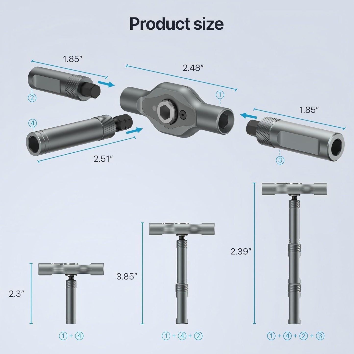 DYLIFE 24 in 1 Magnetic Screwdriver Set, DIY Ratchet Mini Removable Self-Assembly Precision Screwdriver Tool Kit, Magnetic DIY Precision Tool Kit with Variety Head Styles for PC/Mobile/Watch/Bicycle