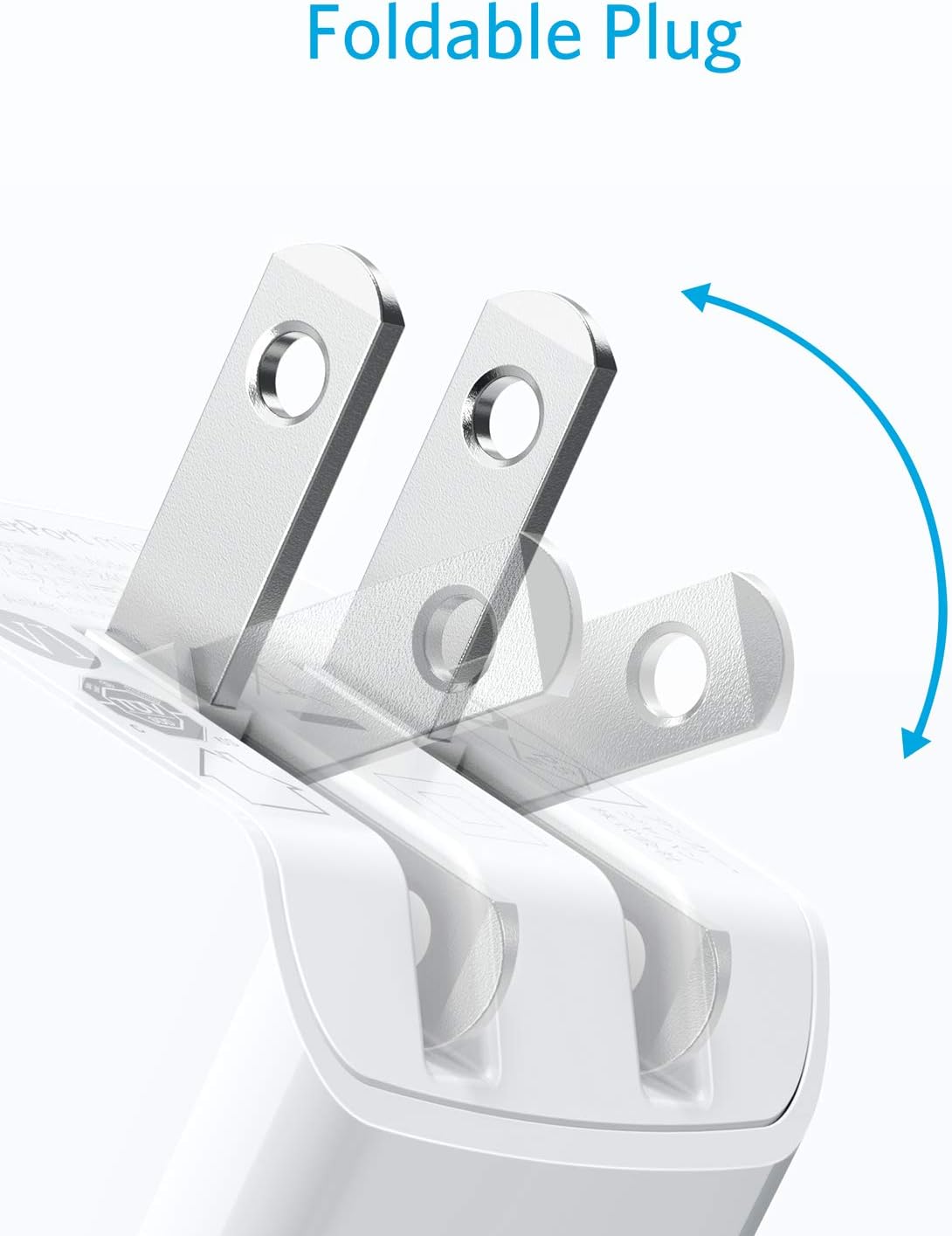 Anker 2-Pack Dual Port 12W USB A Charger Block with Foldable Plug, Charging Box Brick, Cube for iPhone 16 15 14 13 12 Pro Max, Galaxy S22 S21 Note 20