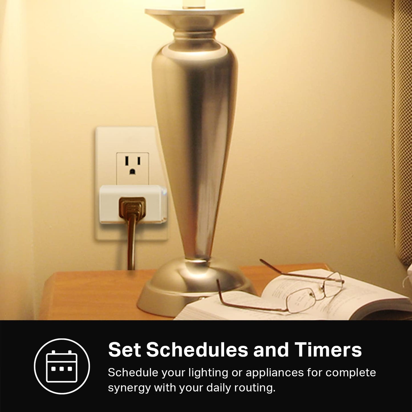 Kasa Smart Plug Mini 15A, Apple HomeKit Supported, Smart Outlet Works with Siri, Alexa &amp; Google Home, UL Certified, App Control, Scheduling, Timer, 2.4G WiFi Only, 2 Count (Pack of 1) (EP25P2), White