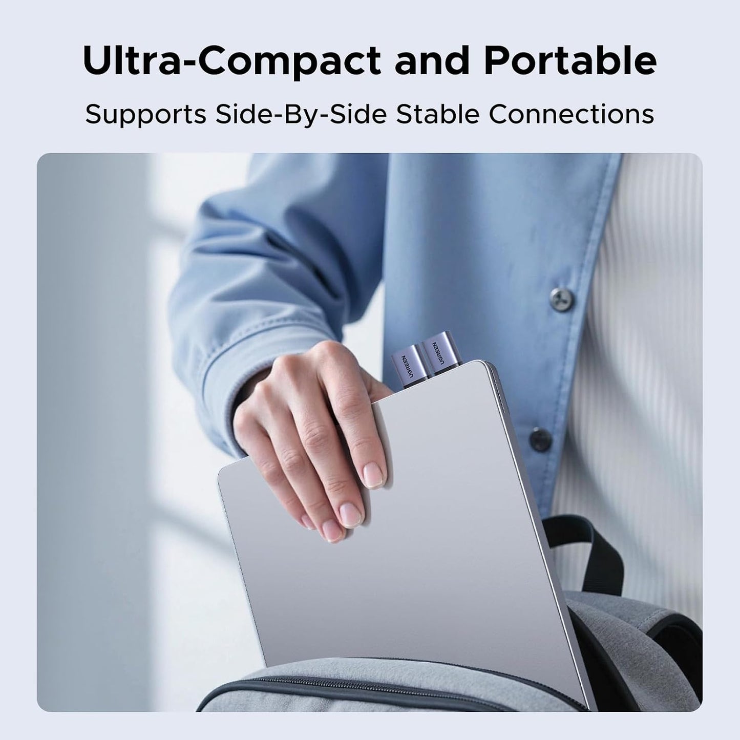UGREEN USB to USB C Adapter Combo 4-Pack, 10Gbps Type C Converter | Data transfer & Fast charging for MacBook, iPhone 17/16/15, iPad, Samsung Galaxy, Apple Watch