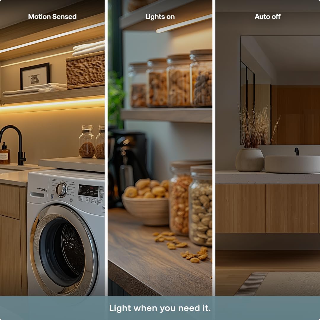 Simple Motion Sensor Switch by Deako, Automatic Timer, Occupancy and Vacancy Modes, Auto On and Off, Single Pole, Neutral Wire Required, White