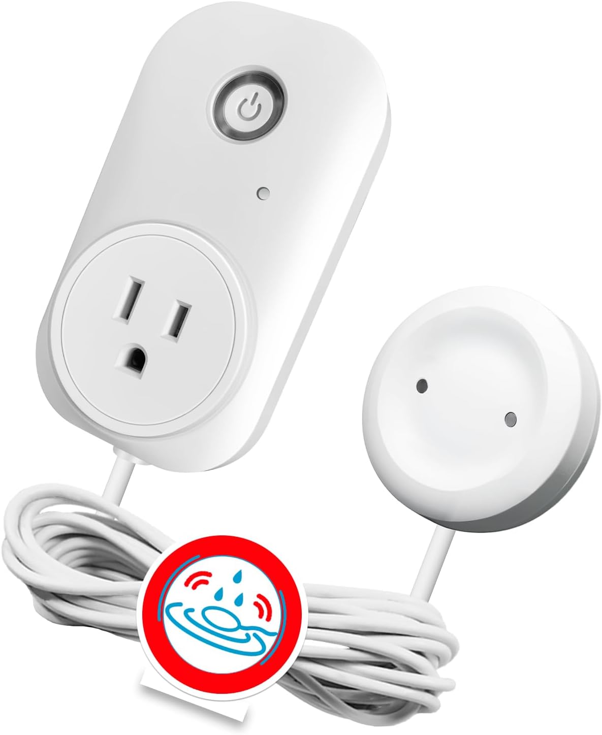 Smart Leak Detection Sensor | Water Leak Alarm with Real-Time Alerts for Home, Office & Basement Protection