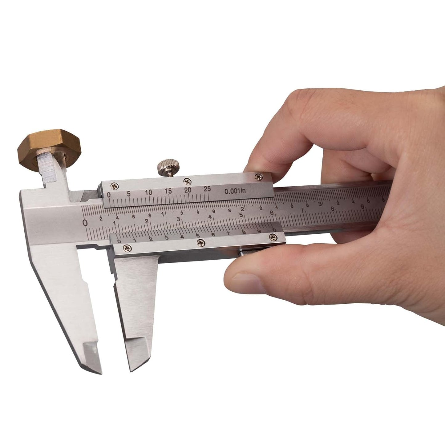 Spurtar Vernier Caliper Measuring Tool 6 inch/150mm, Non Digital Calipers | 0.001"/0.02mm High Precision, Durable Micrometer, Measuring Tool, Dual Imperialand Metric Scale