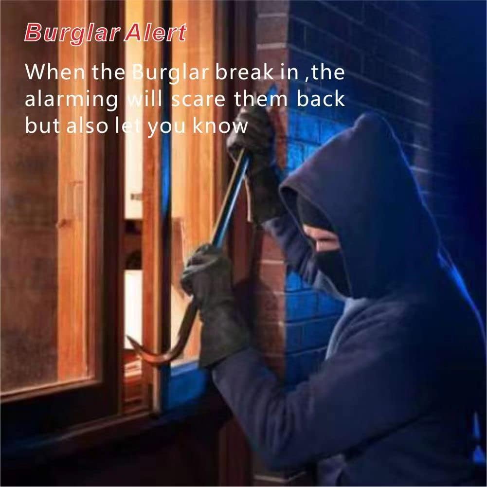 Window Alarm Sensors Door Alarms for Kids Safety , Home Security for Pool, Burglar Alarm, Dementia Patients Open (10Pack)