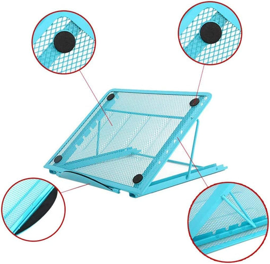 Multifunctional Adjustable Light Box Pad Stand Diamond Painting Stand Tablet Notebook Support fit for 5d Diamond Painting Kits Laptop (Blue)