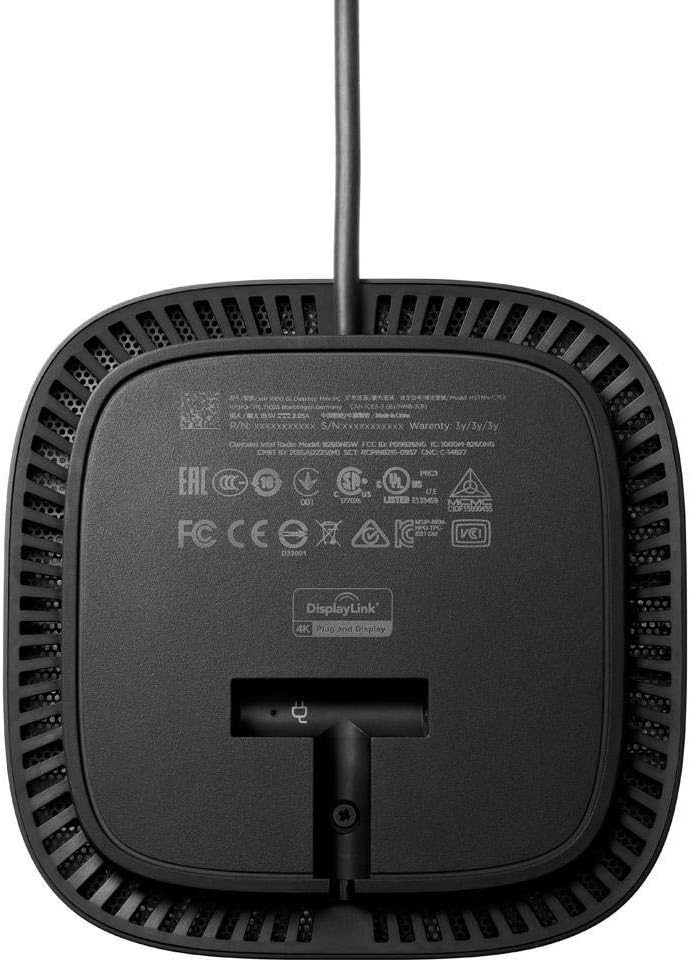 HP USB-C/A Universal Dock G2 - for Notebook - 100 W - USB Type C, Type A - 3 Displays Supported - 6 x Ports - 4 x 3.0 - -C - Network (RJ-45) - HDMI - DisplayPort - Black - Wired