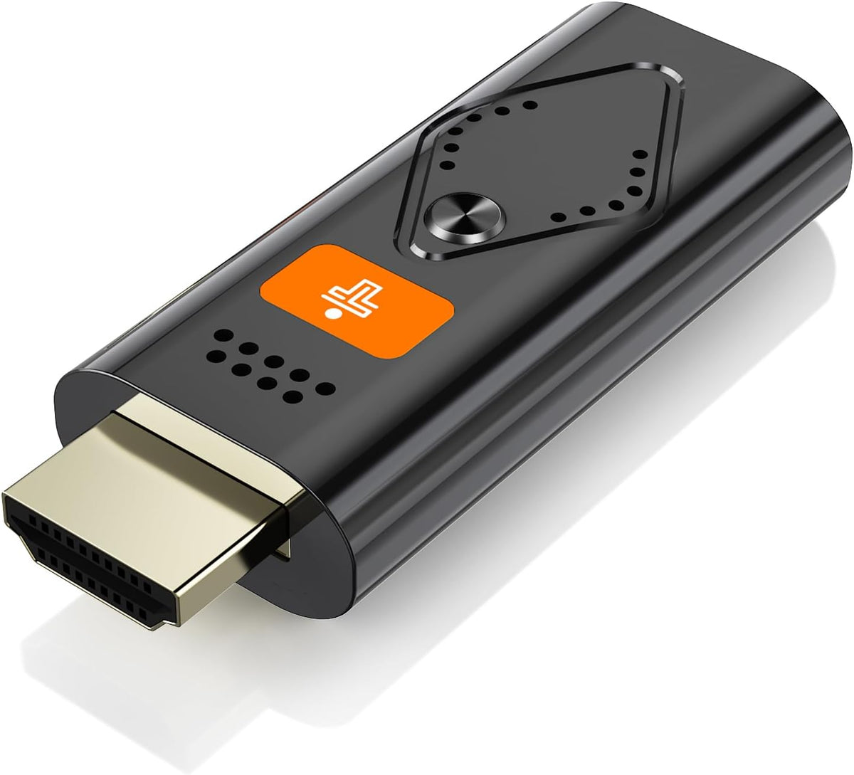 2026 Upgrade Wireless Display Dongle Adapter, Portable Transmitter 1080p HDMI Streaming, AirPlay/Miracast, 5GHz WiFi | Plug & Play for Smartphone/PC/TV/Projector