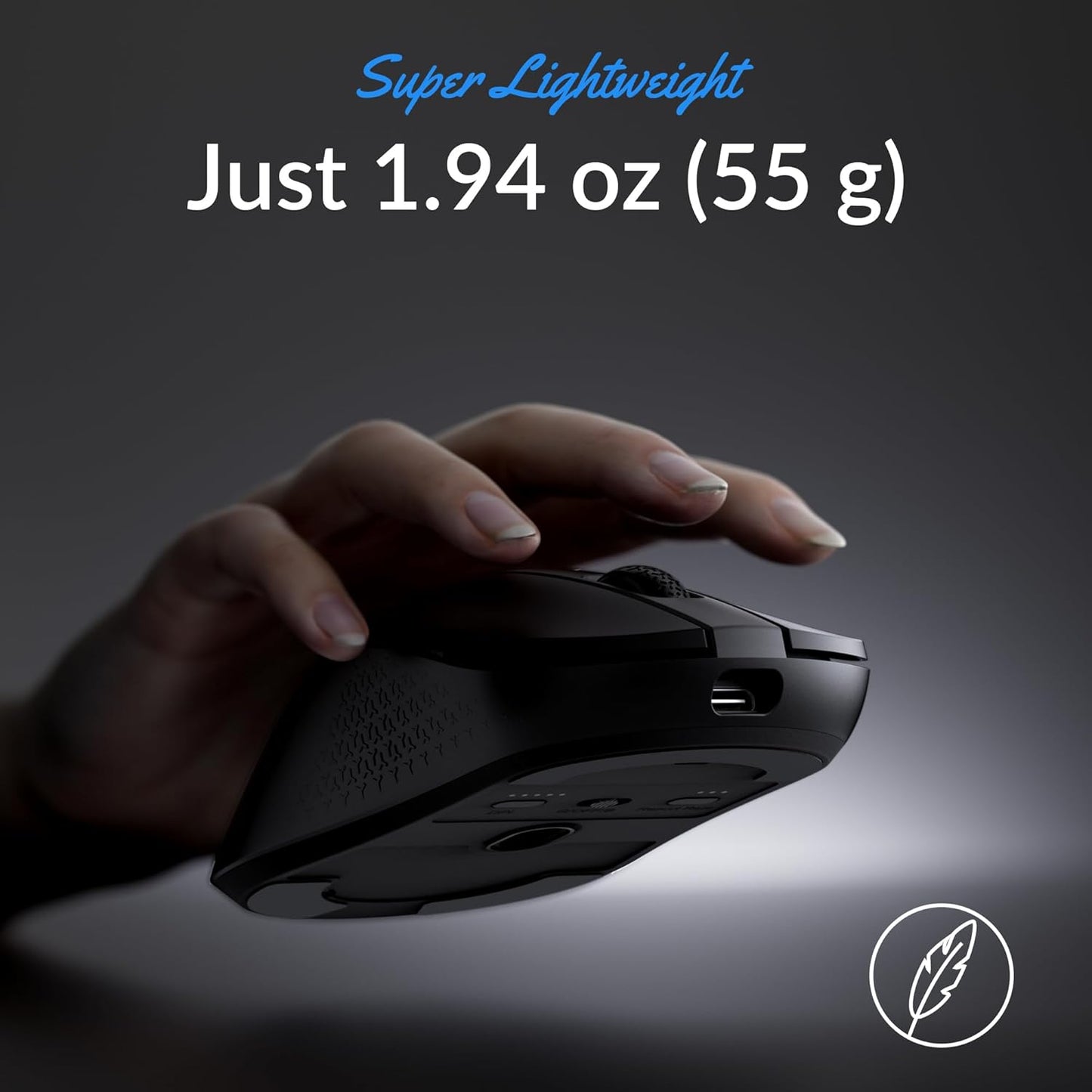 Keychron M3 Mini Wireless Optical Mouse, Bluetooth 5.1/2.4 GHz/Wired Gaming Mouse, Programmable PixArt 3311 Sensor with up to 26,000 DPI/ 650 IPS, Lightweight Ergonomic for Windows Mac Linux - Black