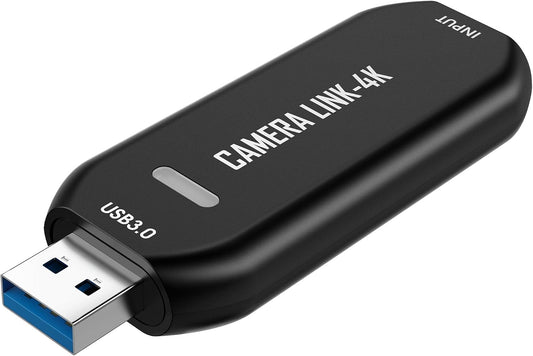 Cam Link 4K USB Capture Card – HDMI to USB 3.0, Plug-and-Play for Microscopes, DSLR, Electronics Repair & Precision Work, Live Streaming & OBS/Zoom, Windows/Mac