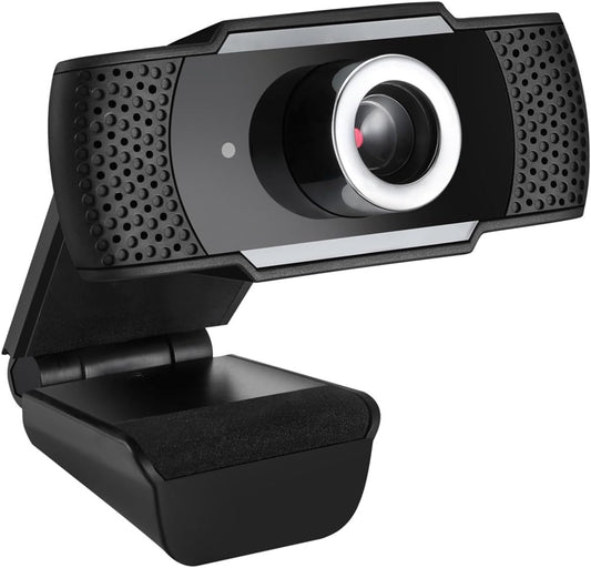 CyberTrack H4 Webcam 1080P HD USB, Black | Built-in Microphone, Zoom Certified
