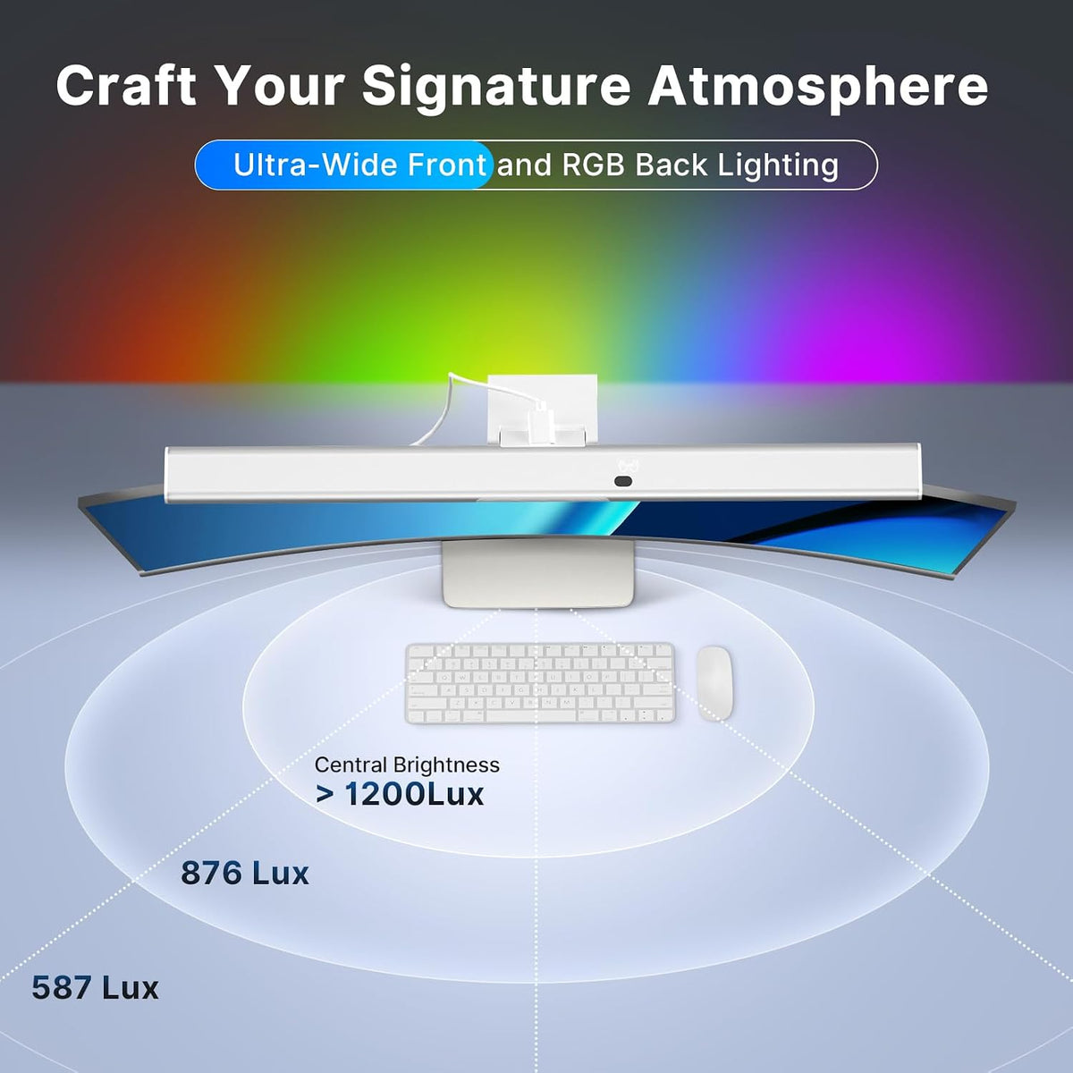 LED Monitor Light Bar, Computer Monitor Lamp for Home Office & Gaming