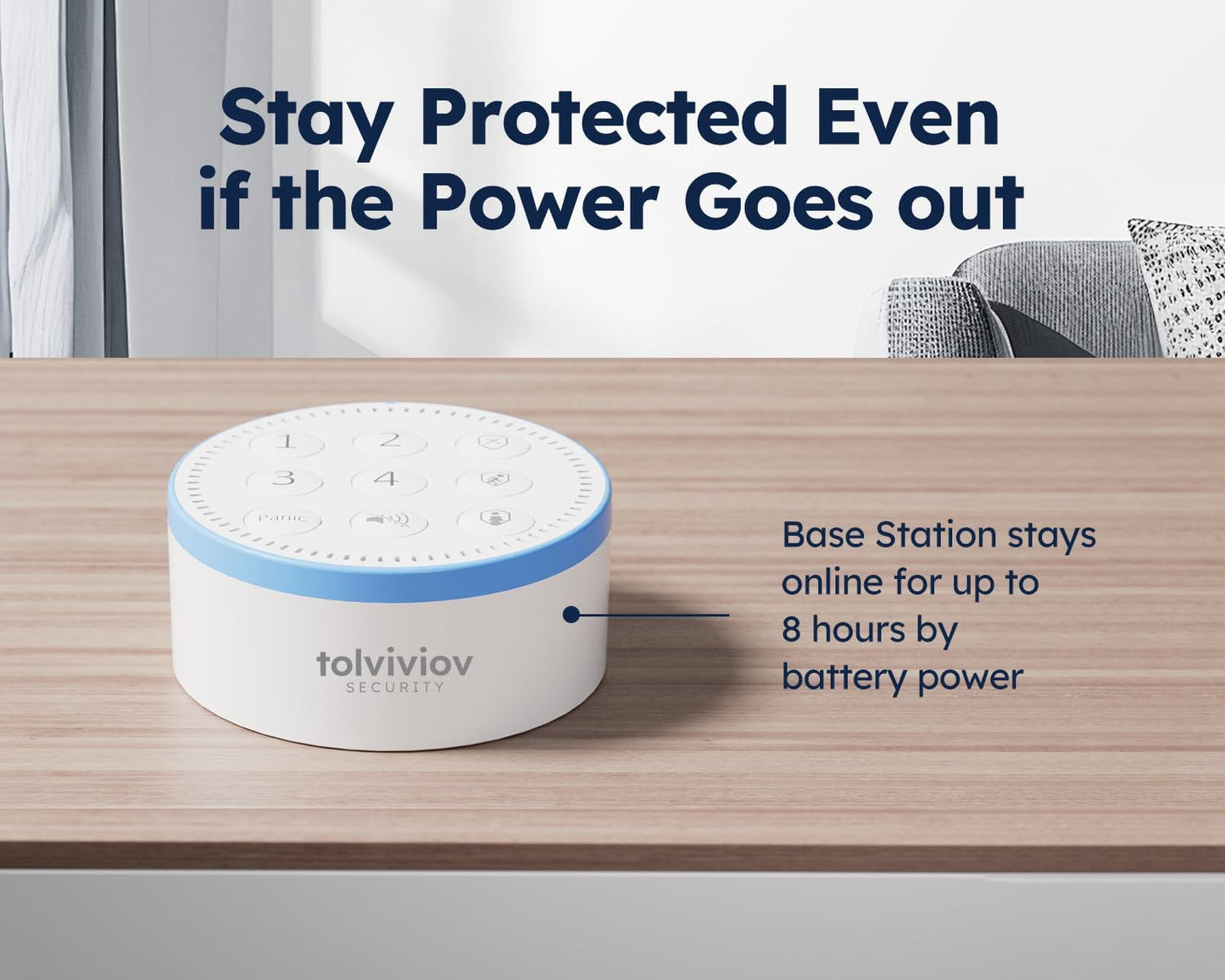 tolviviov Alarm System Wireless, DIY Door Alarm System for Home Security, Smart App Alerts, 7-Piece Kit, No Monthly fee, WiFi Alarm, Door Window Motion Sensor, for Home Security, and Kids Safety