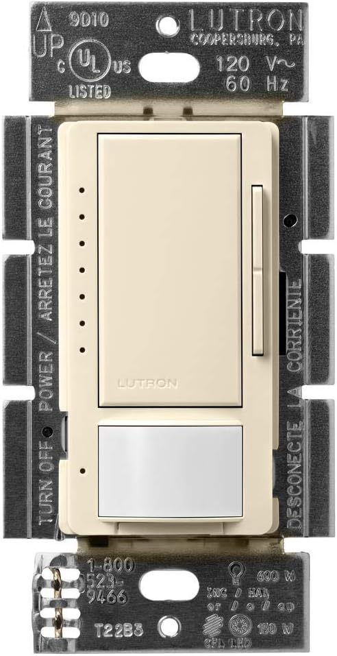 Lutron Motion Sensor and LED Dimmer Switch, Single Pole/3-Way