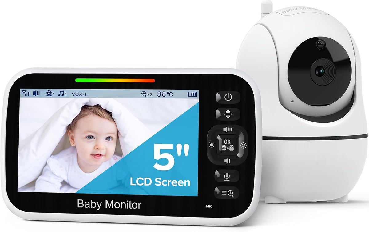 GoodBaby Baby Monitor with Camera, Video and Audio Monitoring System no wif Need